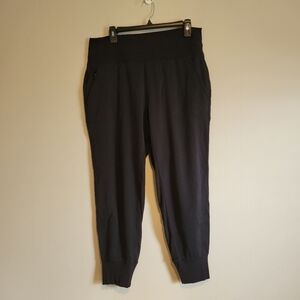 Athleta Venice High-Waist Jogger Pants Black Size Large